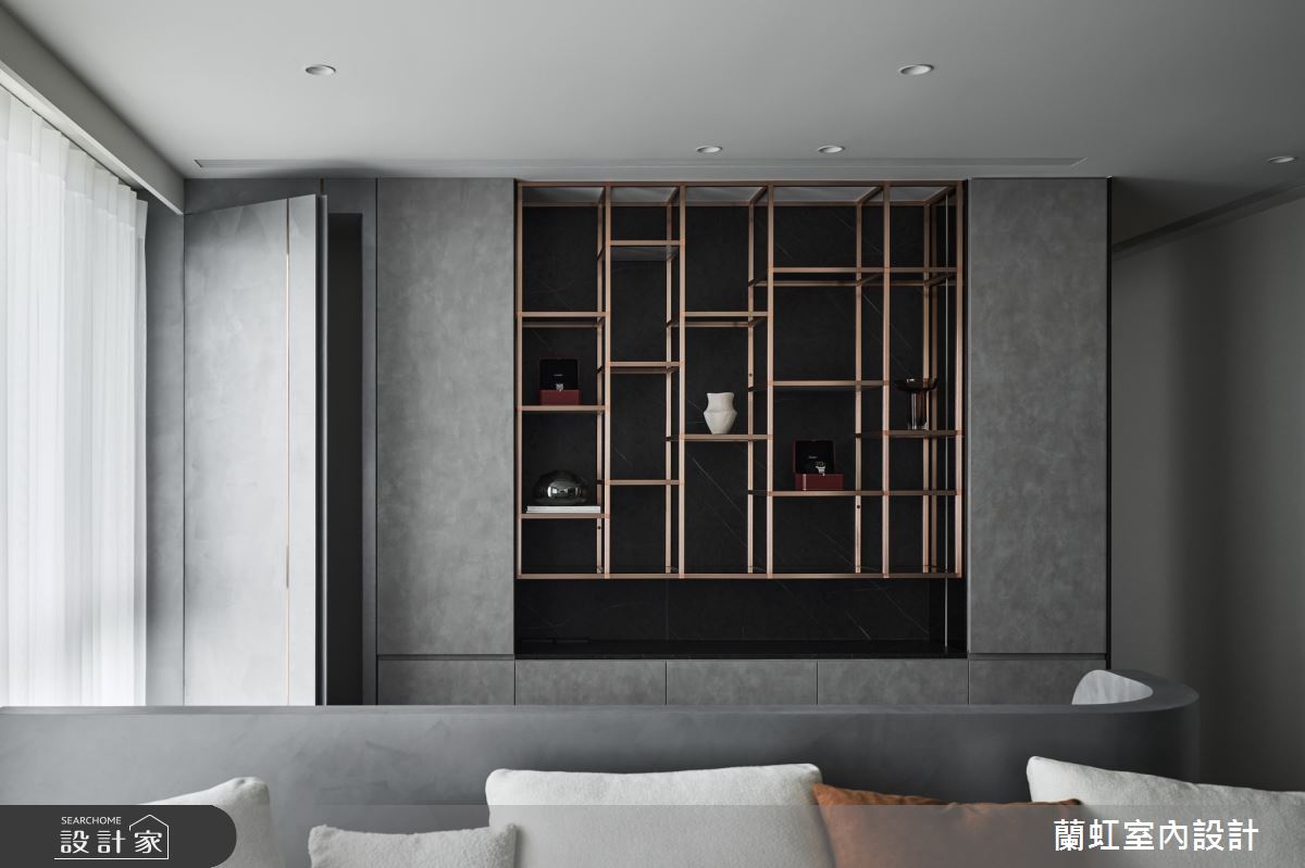 新成屋(5年以下)＿現代輕奢風客廳書房案例圖片＿蘭虹室內設計＿蘭虹_游於藝之6