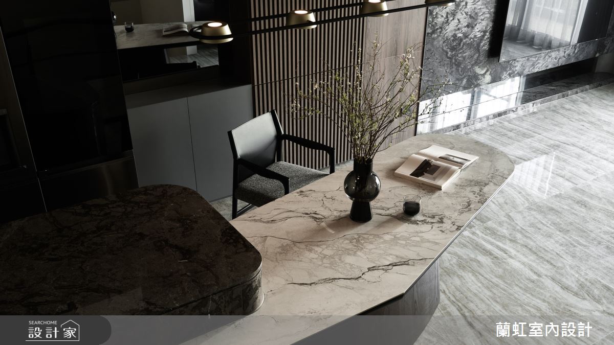 新成屋(5年以下)＿現代輕奢風客廳餐廳案例圖片＿蘭虹室內設計＿蘭虹_天璽隱寓之2