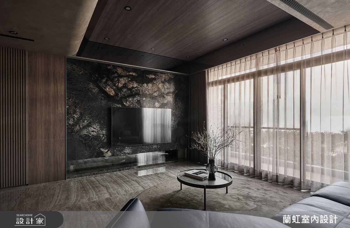 新成屋(5年以下)＿現代輕奢風客廳案例圖片＿蘭虹室內設計＿蘭虹_天璽隱寓之3