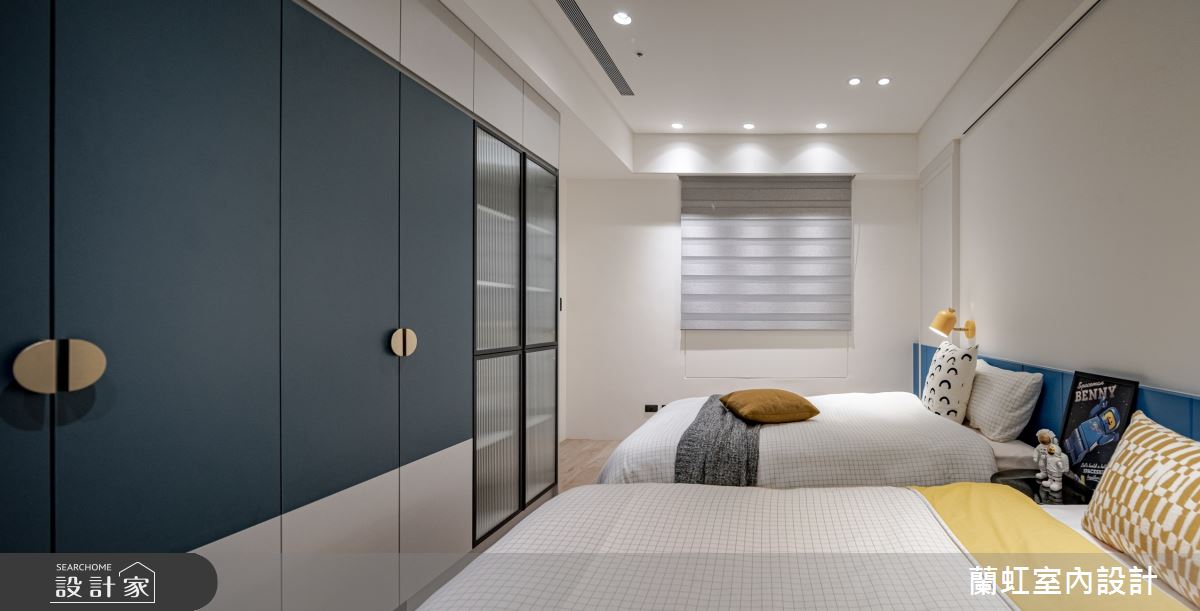 中古屋(5~15年)＿現代英式風臥室案例圖片＿蘭虹室內設計＿蘭虹_幸福港灣之8