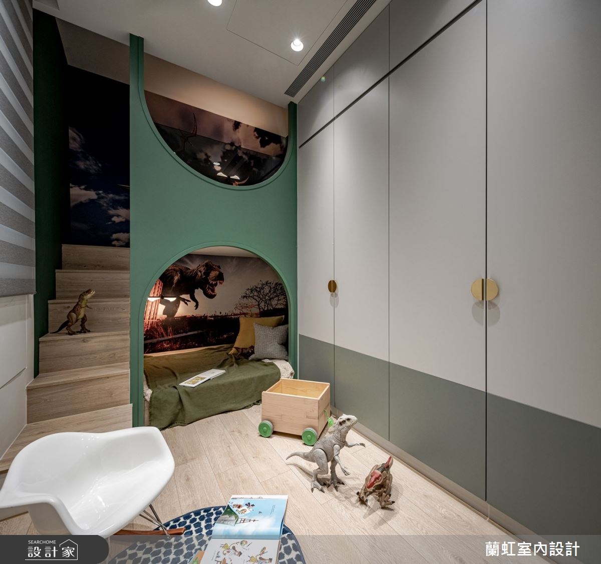 中古屋(5~15年)＿現代英式風臥室案例圖片＿蘭虹室內設計＿蘭虹_幸福港灣之9