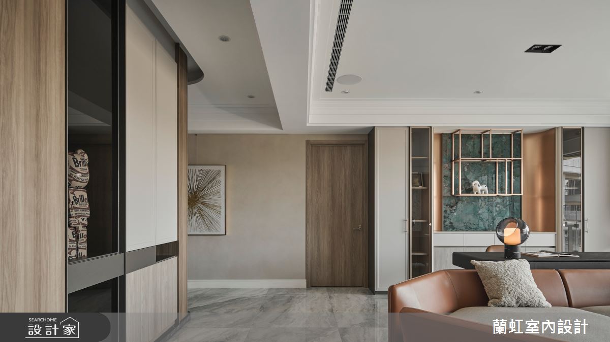 新成屋(5年以下)＿現代輕奢人文風客廳書房案例圖片＿蘭虹室內設計＿蘭虹_勤美之森之5