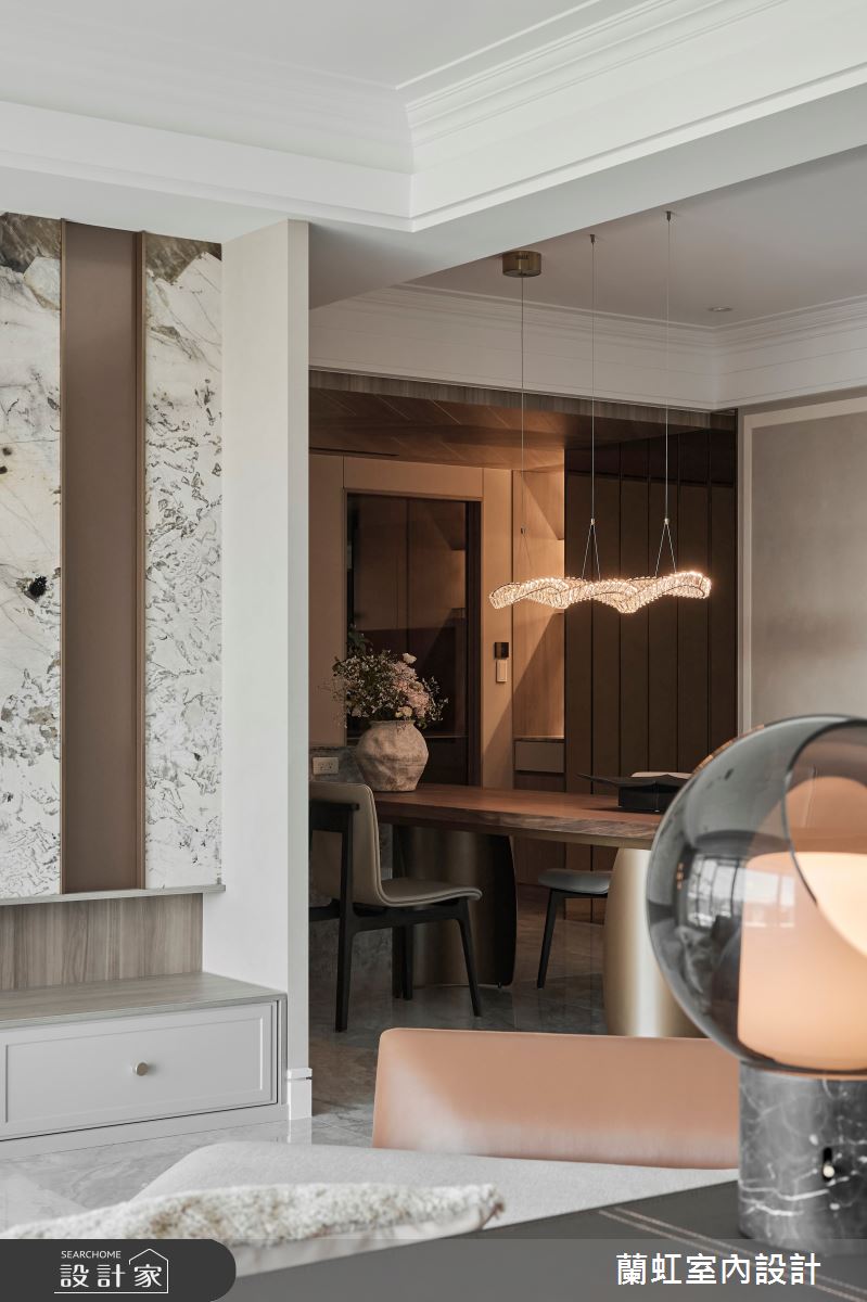 新成屋(5年以下)＿現代輕奢人文風客廳餐廳案例圖片＿蘭虹室內設計＿蘭虹_勤美之森之8