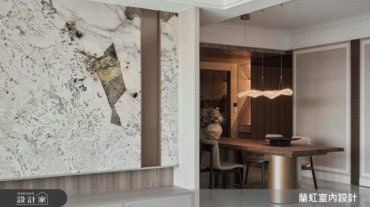 新成屋(5年以下)＿現代輕奢人文風客廳餐廳案例圖片＿蘭虹室內設計＿蘭虹_勤美之森之9