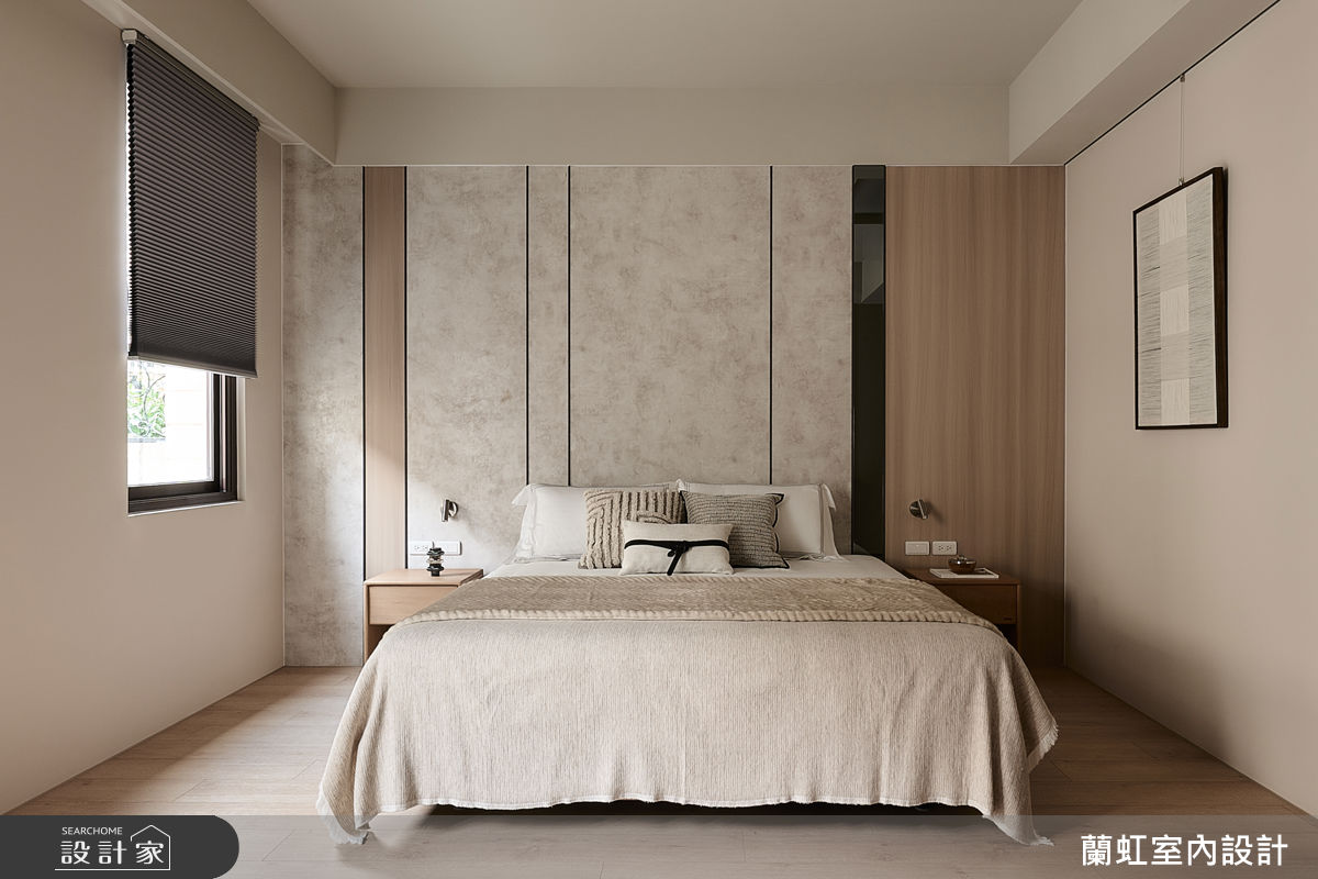 70坪老屋(16~30年)＿現代日式風臥室案例圖片＿蘭虹室內設計＿蘭虹_風和煦苑之6