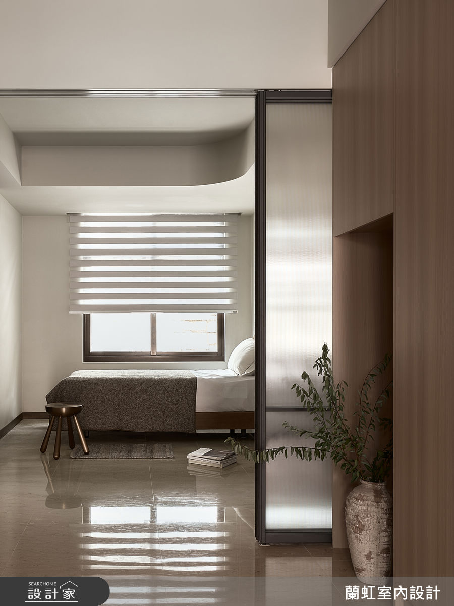 70坪老屋(16~30年)＿現代日式風臥室案例圖片＿蘭虹室內設計＿蘭虹_風和煦苑之4