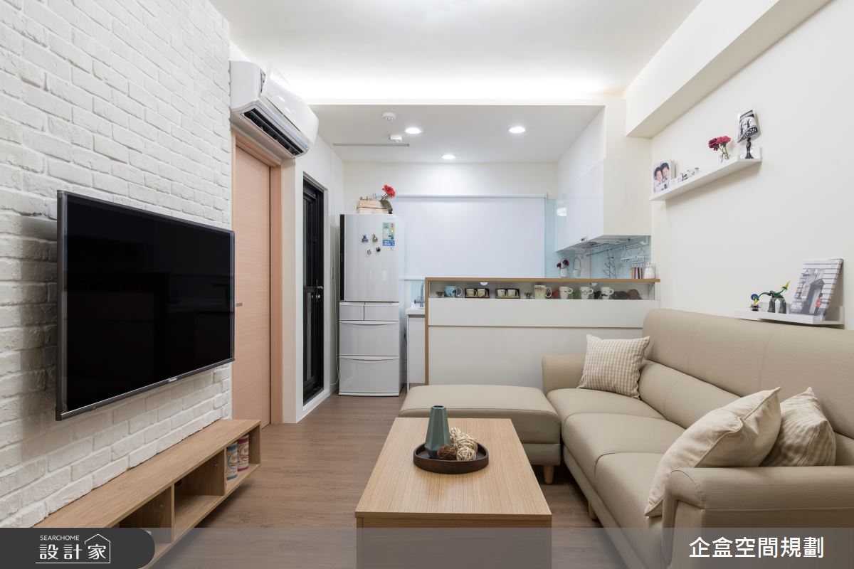 15坪新成屋(5年以下)＿日式無印風客廳案例圖片＿企盒空間規劃工作室＿企盒_03.基隆-15坪新成屋之7