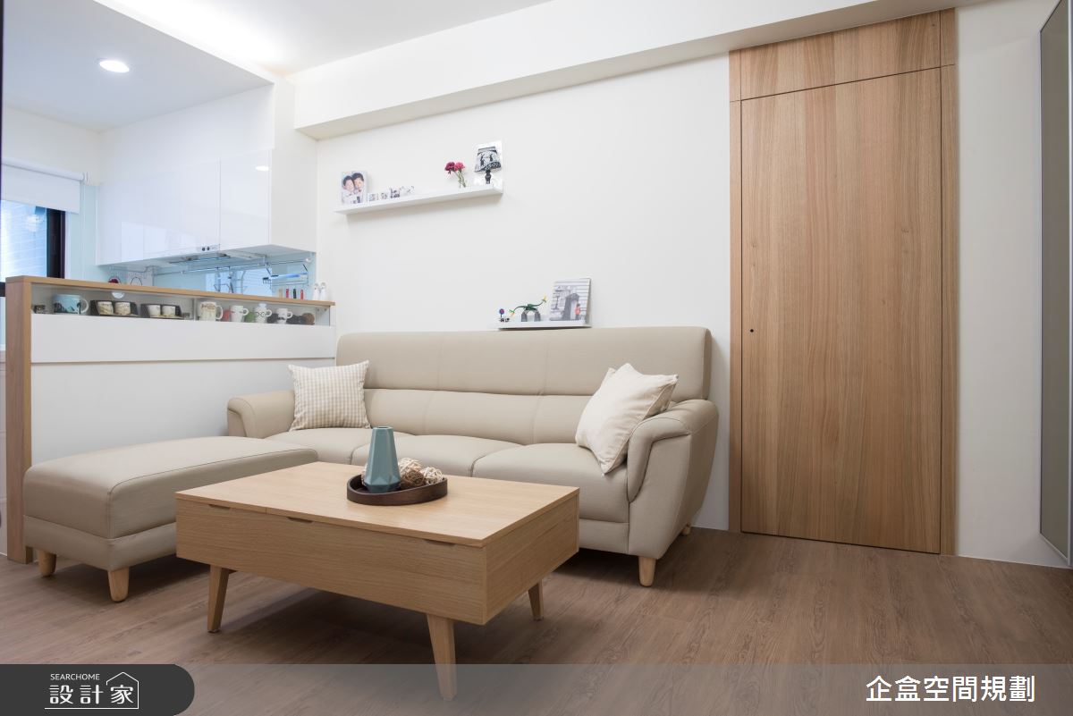 15坪新成屋(5年以下)＿日式無印風客廳案例圖片＿企盒空間規劃工作室＿企盒_03.基隆-15坪新成屋之9