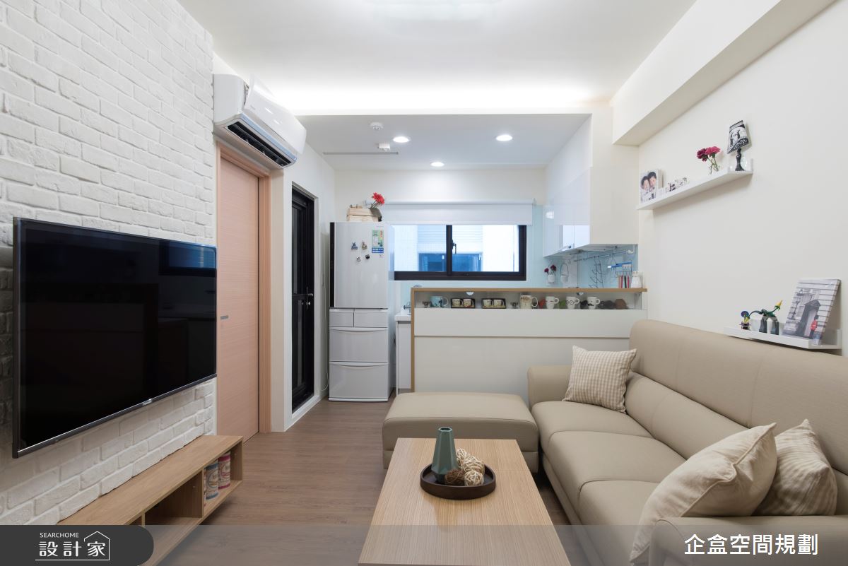 15坪新成屋(5年以下)＿日式無印風客廳案例圖片＿企盒空間規劃工作室＿企盒_03.基隆-15坪新成屋之10