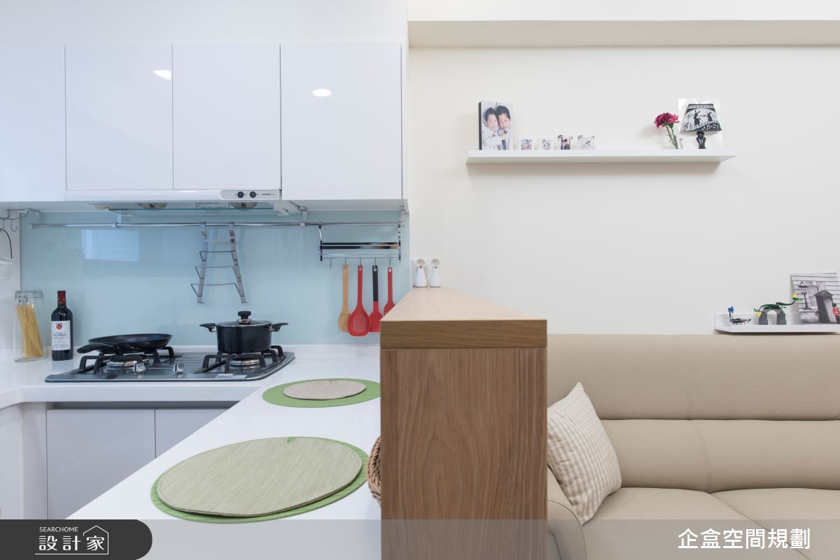 15坪新成屋(5年以下)＿日式無印風廚房案例圖片＿企盒空間規劃工作室＿企盒_03.基隆-15坪新成屋之14