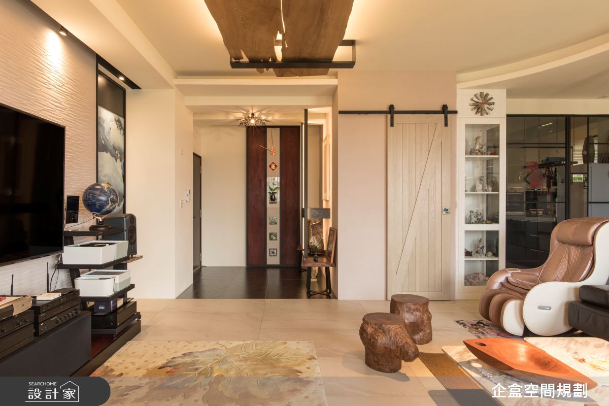 60坪預售屋＿混搭風客廳案例圖片＿企盒空間規劃工作室＿企盒_06.桃園-60坪預售屋之4