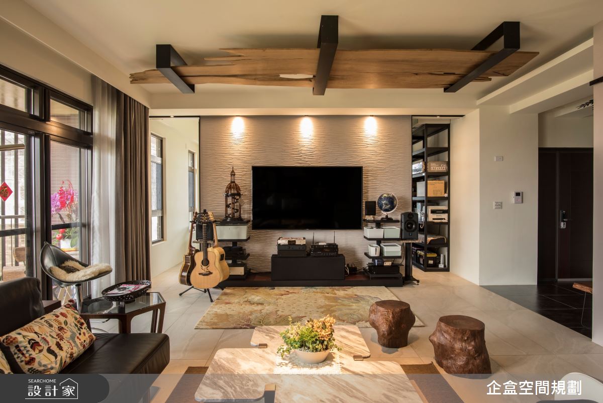 60坪預售屋＿混搭風客廳案例圖片＿企盒空間規劃工作室＿企盒_06.桃園-60坪預售屋之8
