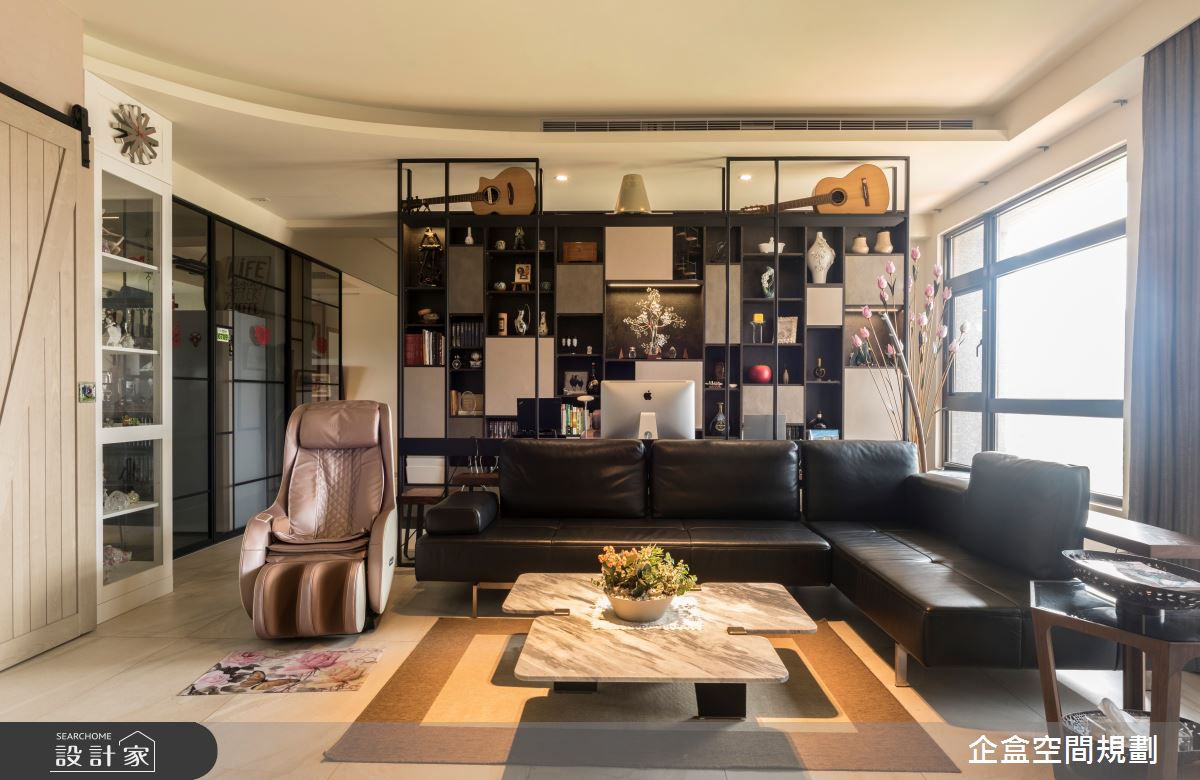 60坪預售屋＿混搭風客廳案例圖片＿企盒空間規劃工作室＿企盒_06.桃園-60坪預售屋之9