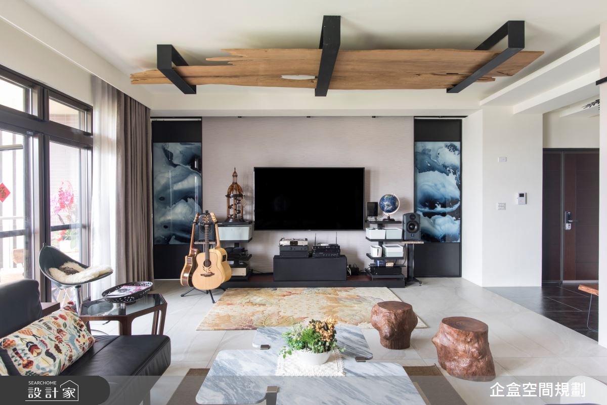60坪預售屋＿混搭風客廳案例圖片＿企盒空間規劃工作室＿企盒_06.桃園-60坪預售屋之11
