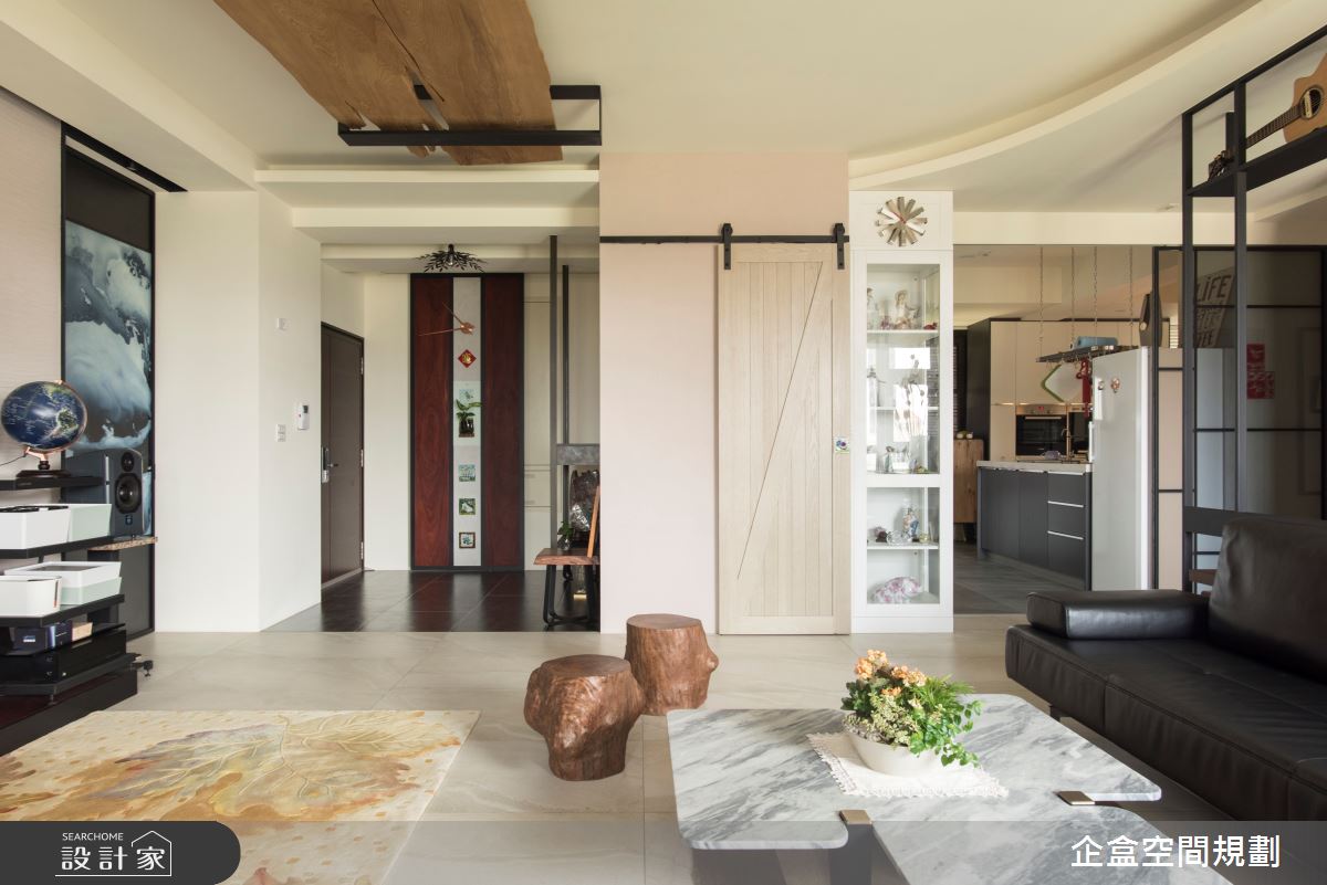 60坪預售屋＿混搭風客廳案例圖片＿企盒空間規劃工作室＿企盒_06.桃園-60坪預售屋之13