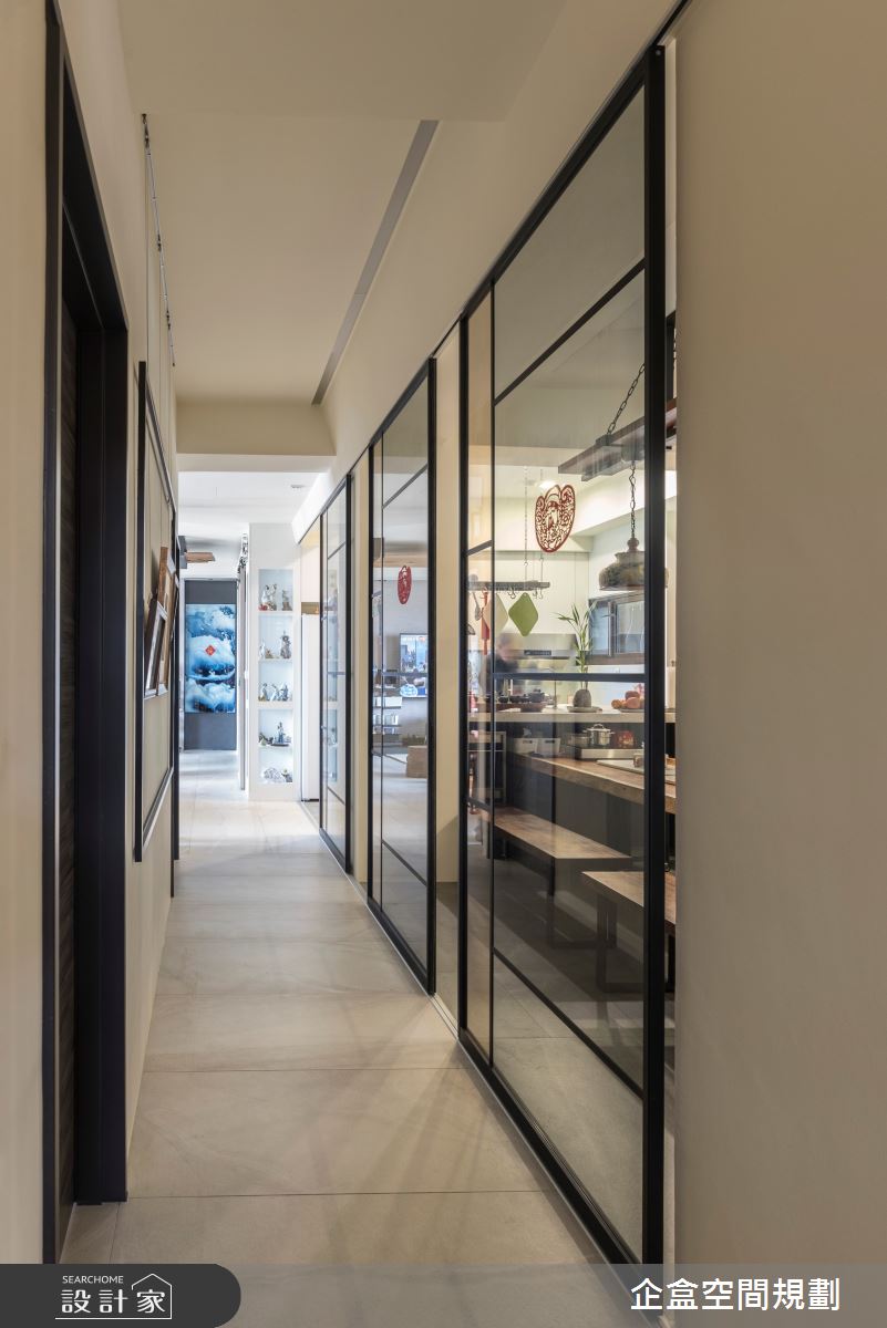 60坪預售屋＿混搭風走廊案例圖片＿企盒空間規劃工作室＿企盒_06.桃園-60坪預售屋之23