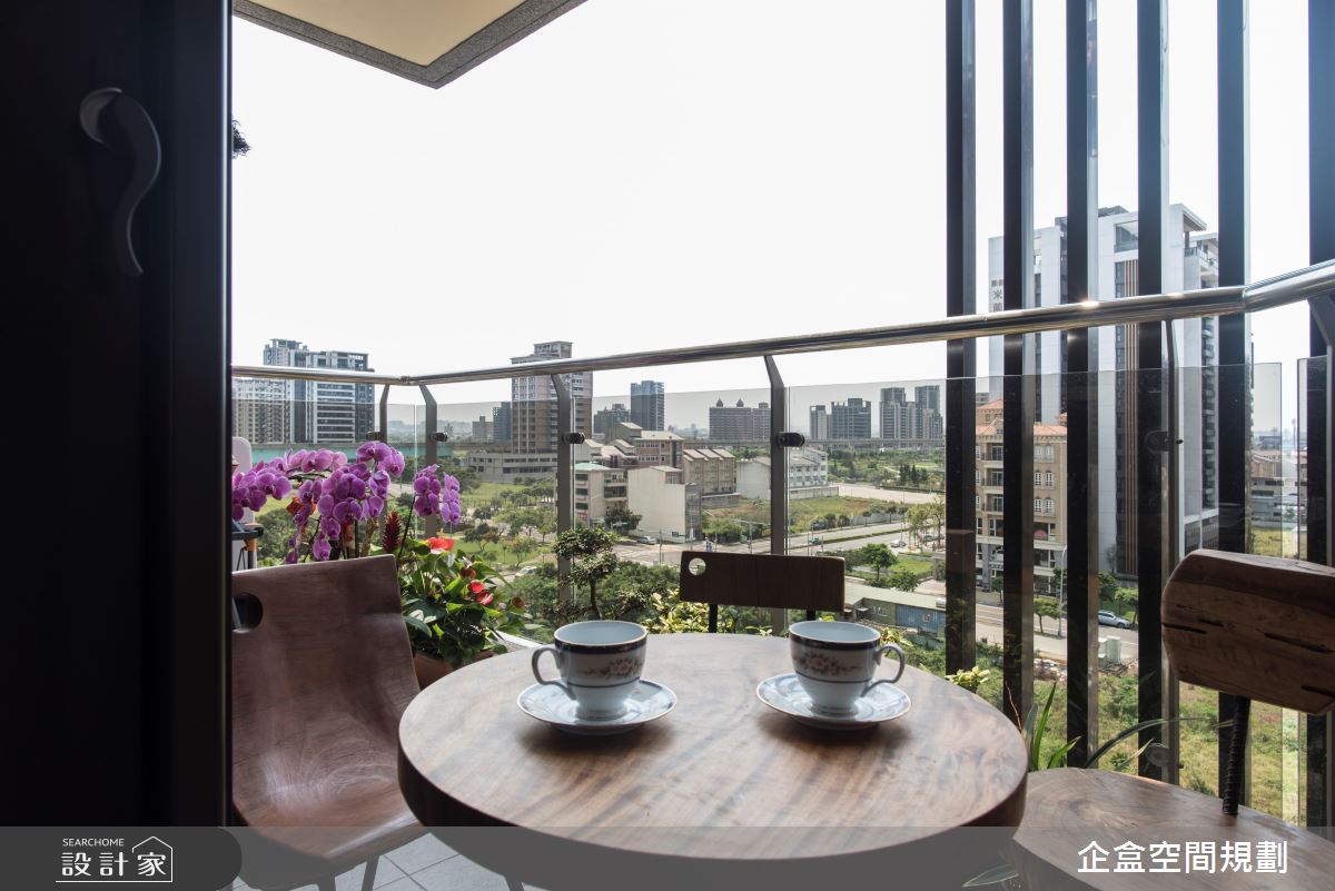 60坪預售屋＿混搭風陽台案例圖片＿企盒空間規劃工作室＿企盒_06.桃園-60坪預售屋之31