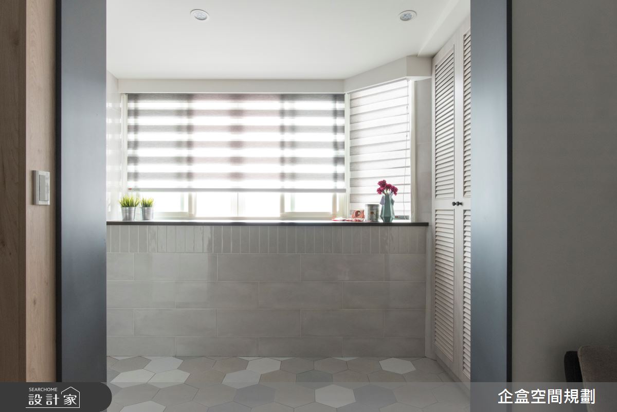 老屋(41~50年)＿混搭風玄關案例圖片＿企盒空間規劃工作室＿企盒_08.台北-28.5坪老屋之3