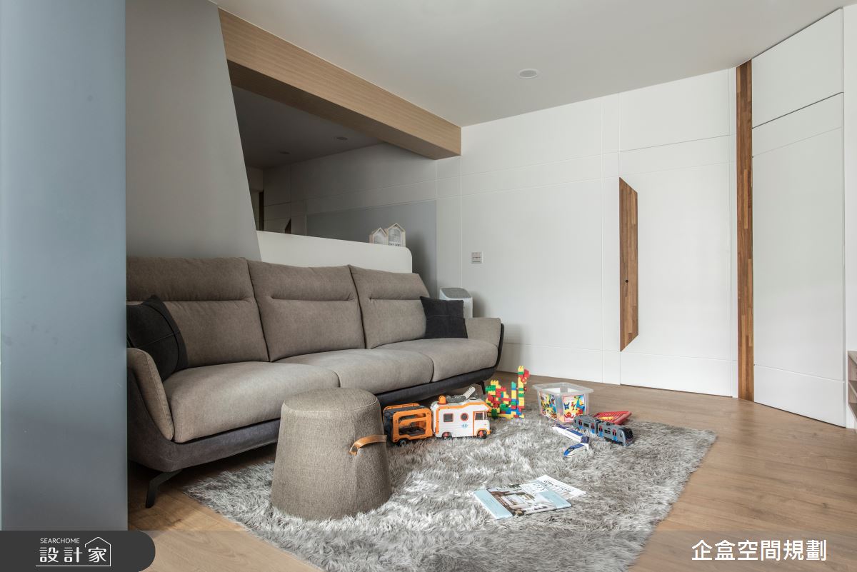 老屋(41~50年)＿混搭風客廳案例圖片＿企盒空間規劃工作室＿企盒_08.台北-28.5坪老屋之6