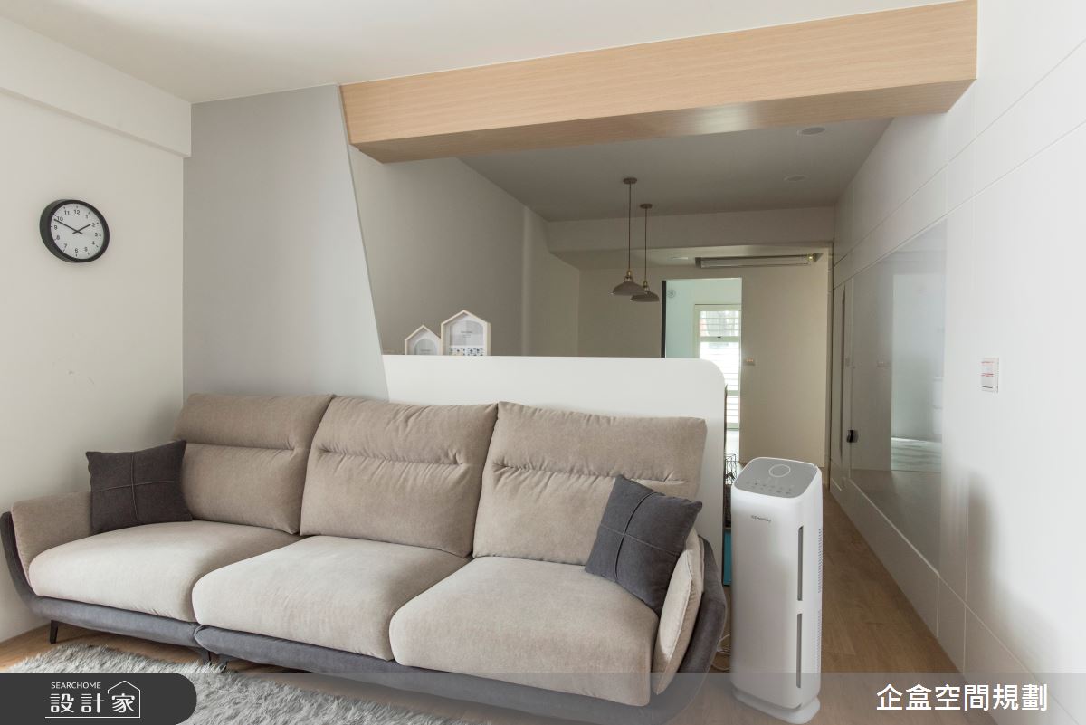 老屋(41~50年)＿混搭風客廳案例圖片＿企盒空間規劃工作室＿企盒_08.台北-28.5坪老屋之7