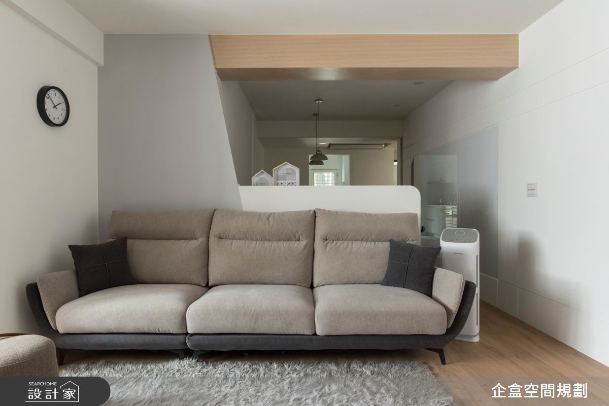 老屋(41~50年)＿混搭風客廳案例圖片＿企盒空間規劃工作室＿企盒_08.台北-28.5坪老屋之8