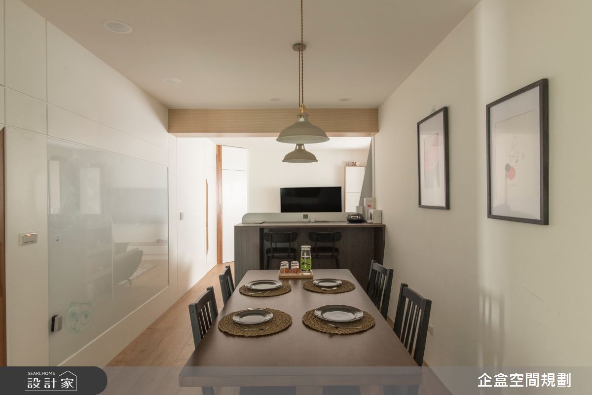 老屋(41~50年)＿混搭風餐廳案例圖片＿企盒空間規劃工作室＿企盒_08.台北-28.5坪老屋之12