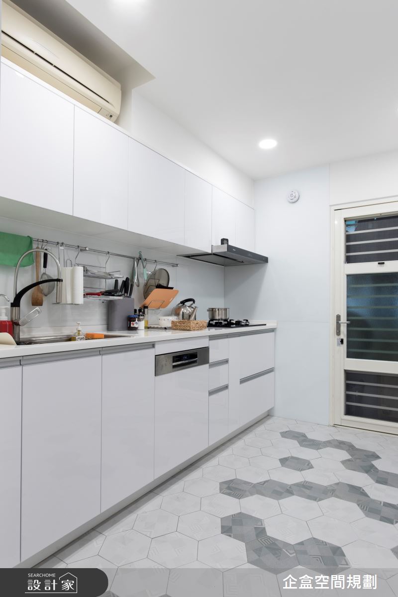 老屋(41~50年)＿混搭風廚房案例圖片＿企盒空間規劃工作室＿企盒_08.台北-28.5坪老屋之14