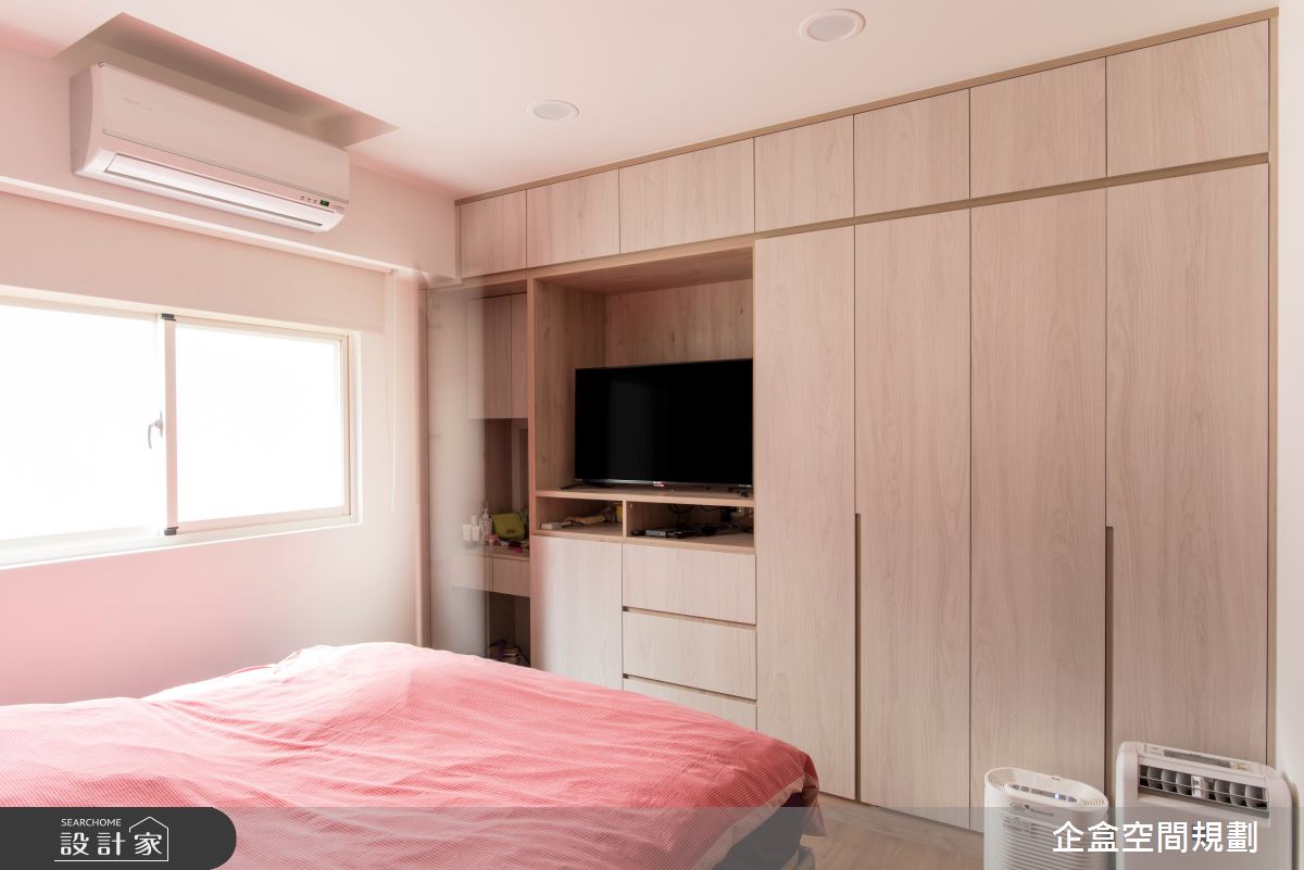 老屋(41~50年)＿混搭風臥室案例圖片＿企盒空間規劃工作室＿企盒_08.台北-28.5坪老屋之24