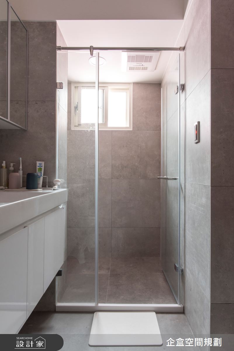 老屋(41~50年)＿混搭風浴室案例圖片＿企盒空間規劃工作室＿企盒_08.台北-28.5坪老屋之26