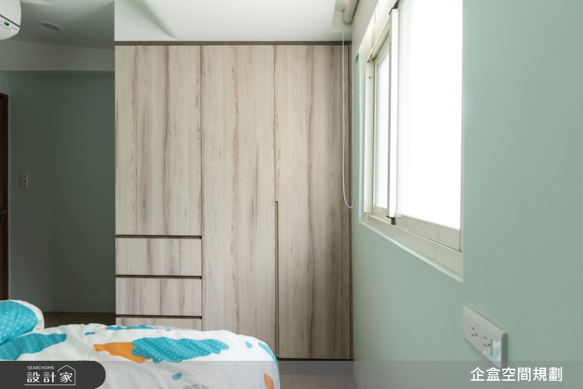老屋(41~50年)＿混搭風臥室案例圖片＿企盒空間規劃工作室＿企盒_08.台北-28.5坪老屋之28