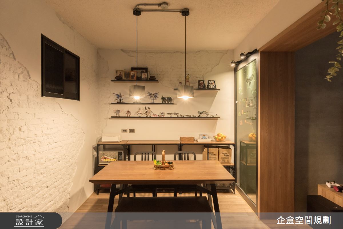30坪老屋(41~50年)＿工業風餐廳案例圖片＿企盒空間規劃工作室＿企盒_10.台北-30坪老屋之21