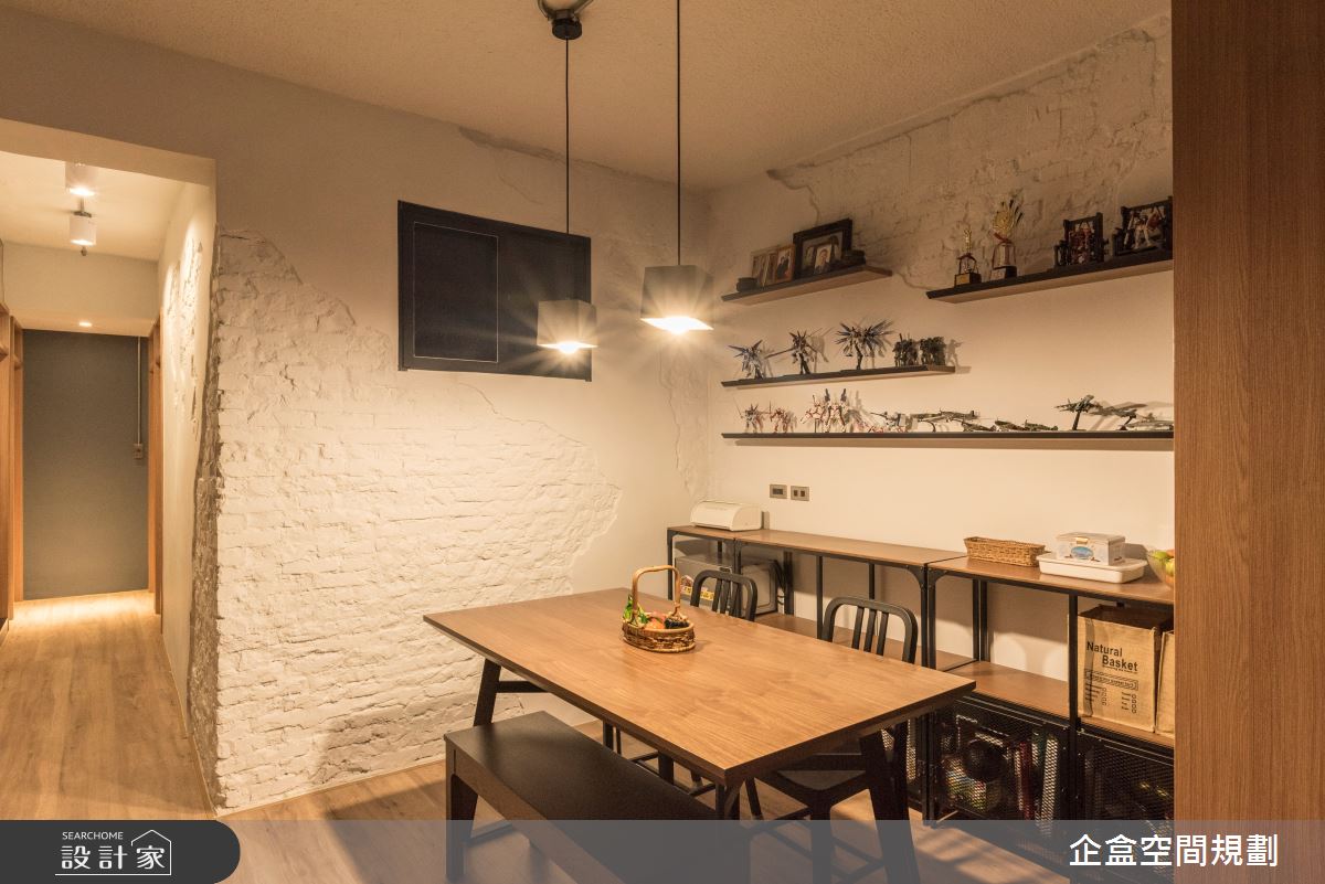 30坪老屋(41~50年)＿工業風餐廳案例圖片＿企盒空間規劃工作室＿企盒_10.台北-30坪老屋之22