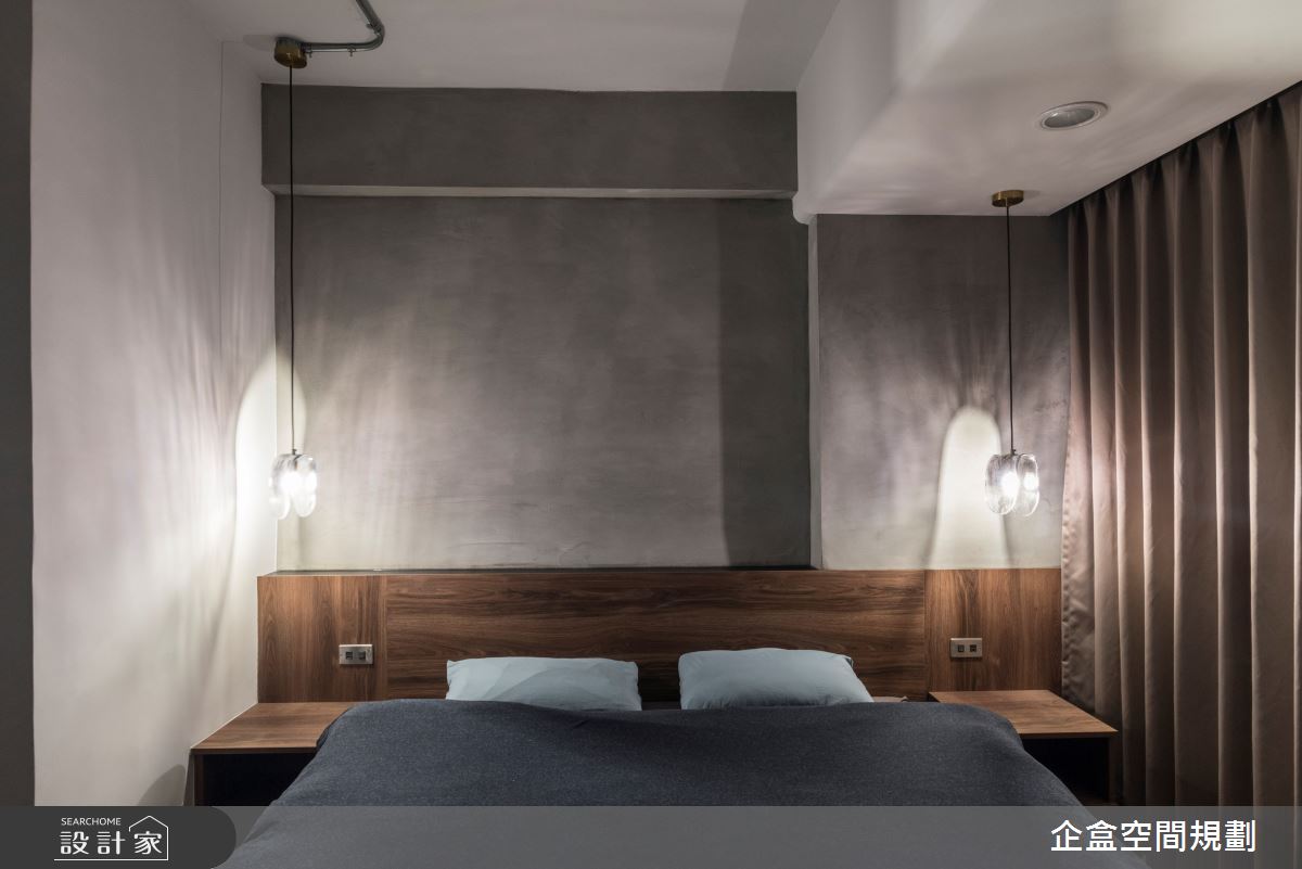 30坪老屋(41~50年)＿工業風臥室案例圖片＿企盒空間規劃工作室＿企盒_10.台北-30坪老屋之27