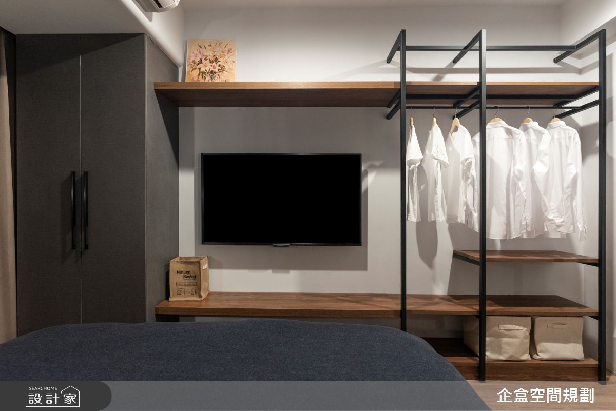 30坪老屋(41~50年)＿工業風臥室案例圖片＿企盒空間規劃工作室＿企盒_10.台北-30坪老屋之29
