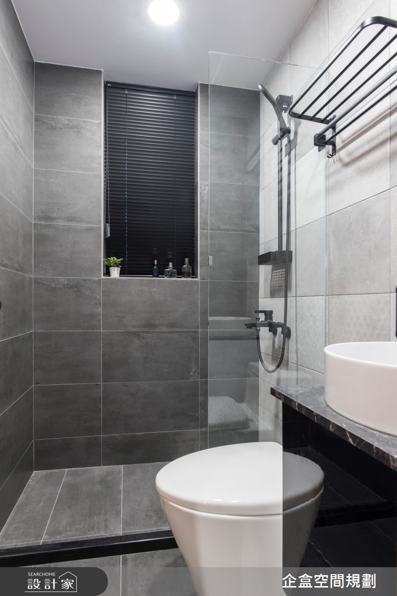 30坪老屋(41~50年)＿工業風浴室案例圖片＿企盒空間規劃工作室＿企盒_10.台北-30坪老屋之37