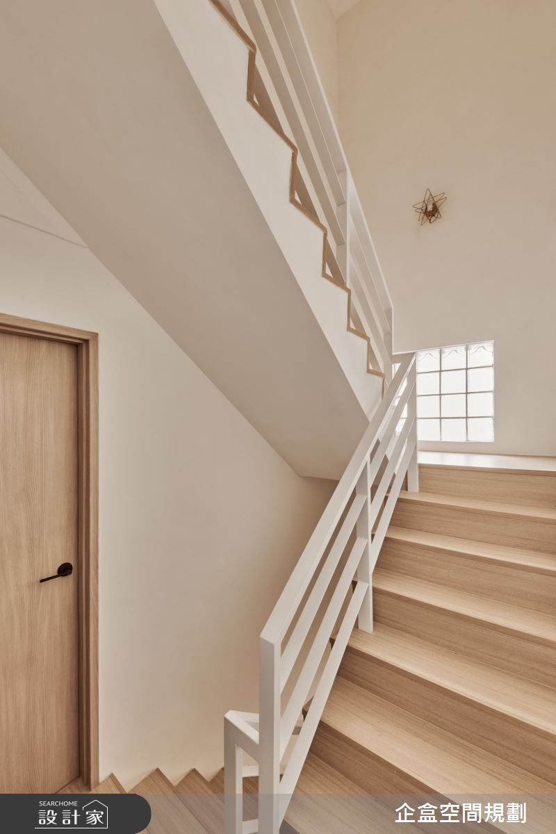 36坪老屋(16~30年)＿混搭風樓梯案例圖片＿企盒空間規劃工作室＿企盒_11.桃園-36坪老屋之11
