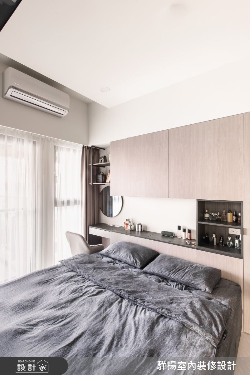 23坪新成屋(5年以下)＿現代風臥室案例圖片＿驊揚室內裝修設計有限公司＿驊揚_04仰德悅之24