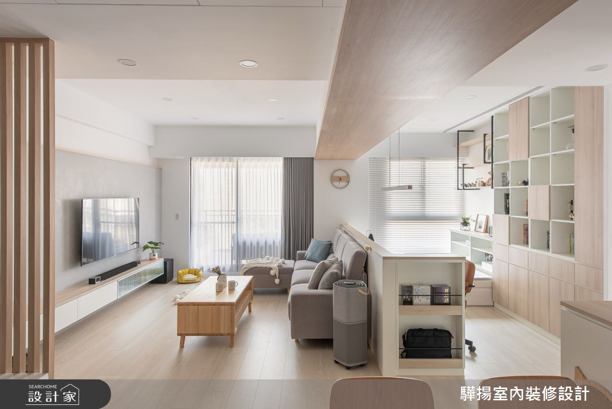 23坪新成屋(5年以下)＿日式無印風客廳案例圖片＿驊揚室內裝修設計有限公司＿驊揚_06御廳苑之1