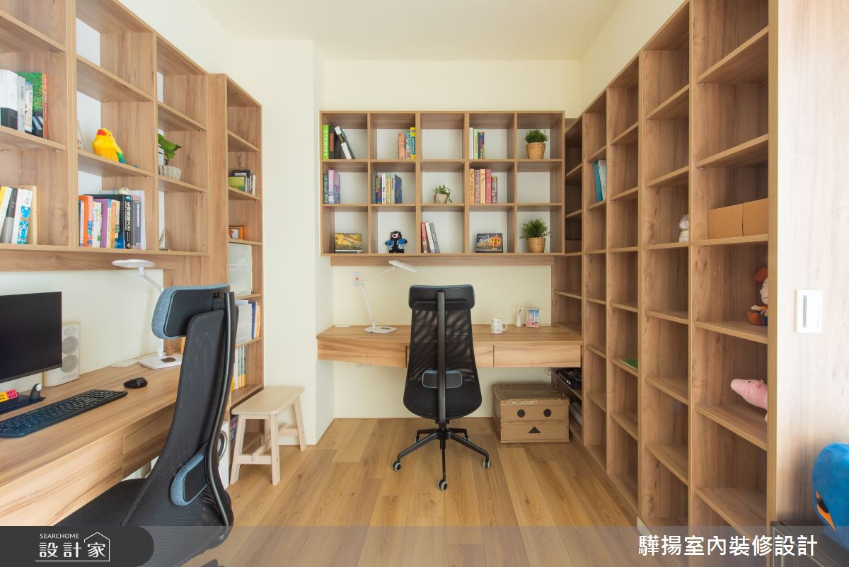 30坪新成屋(5年以下)＿日式無印風書房案例圖片＿驊揚室內裝修設計有限公司＿驊揚_10楠梓賦謙之16