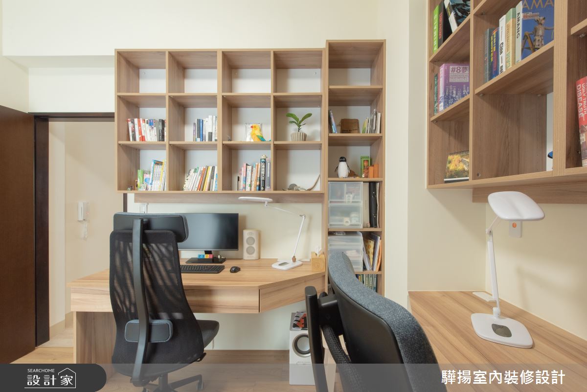 30坪新成屋(5年以下)＿日式無印風書房案例圖片＿驊揚室內裝修設計有限公司＿驊揚_10楠梓賦謙之17