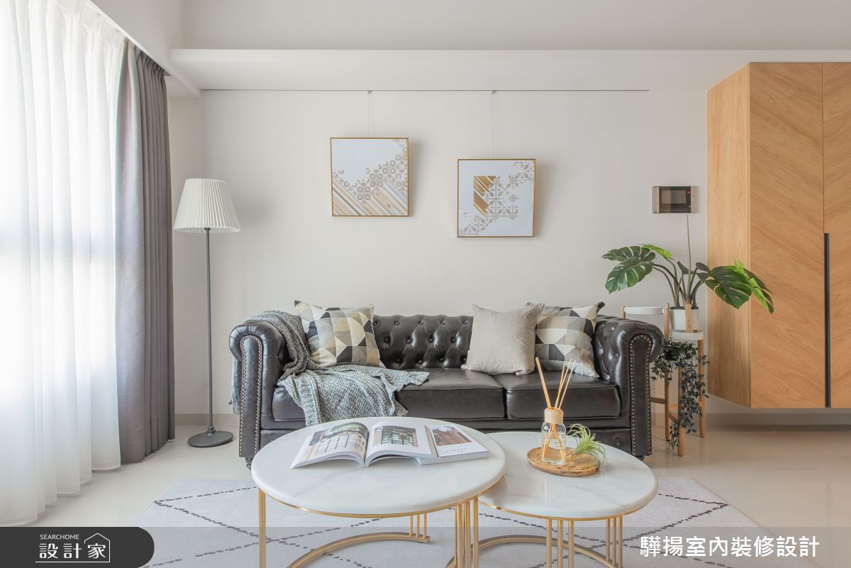 25坪新成屋(5年以下)＿現代風客廳案例圖片＿驊揚室內裝修設計有限公司＿驊揚_11璟自然之4