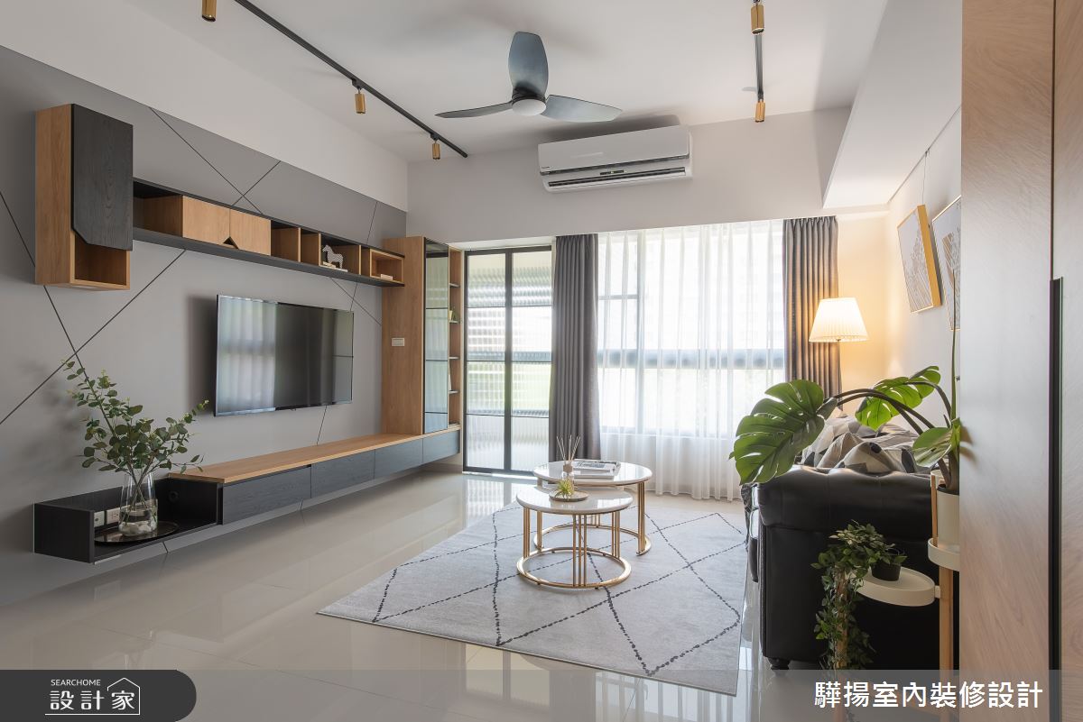 25坪新成屋(5年以下)＿現代風客廳案例圖片＿驊揚室內裝修設計有限公司＿驊揚_11璟自然之1