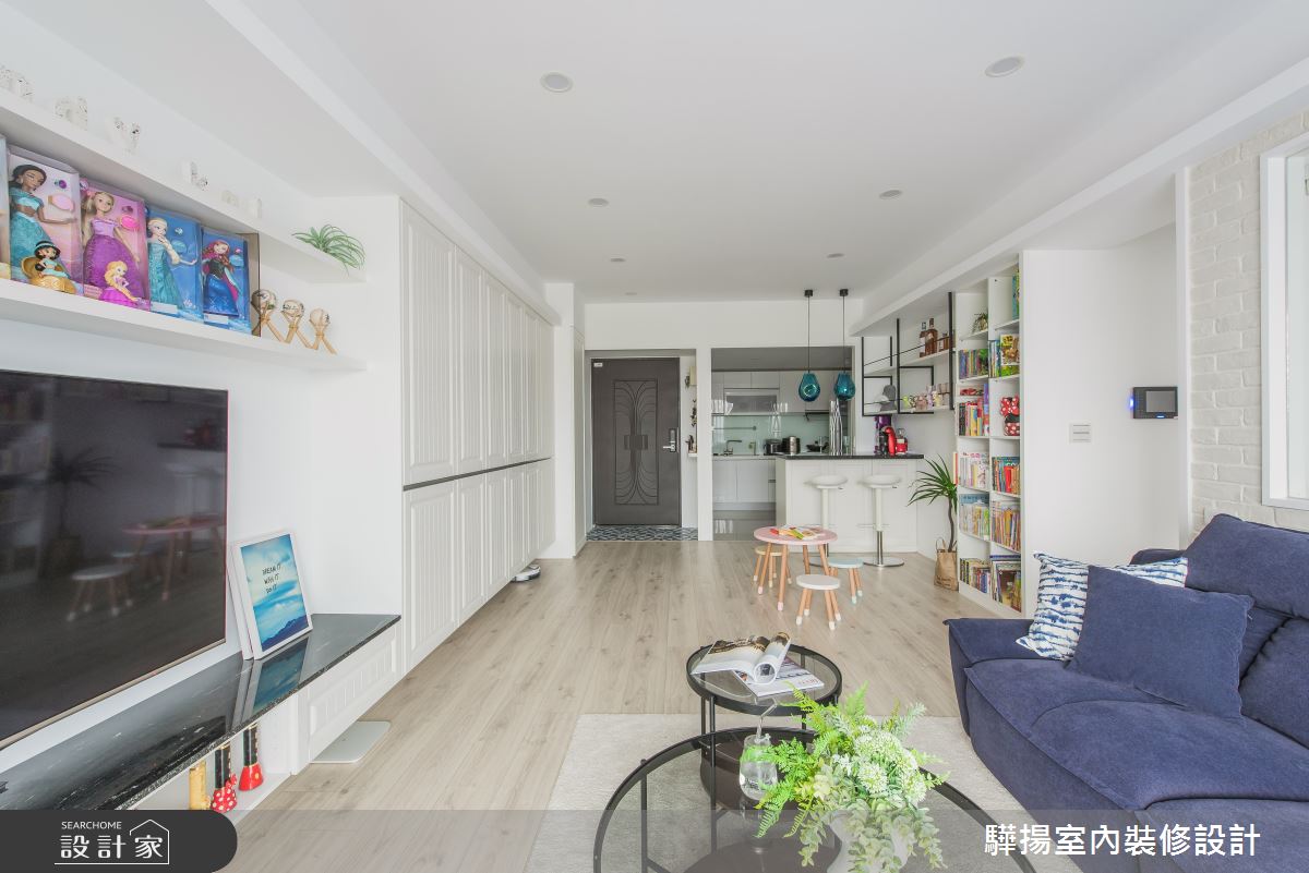 28坪新成屋(5年以下)＿現代風客廳案例圖片＿驊揚室內裝修設計有限公司＿驊揚_12太子雲之15