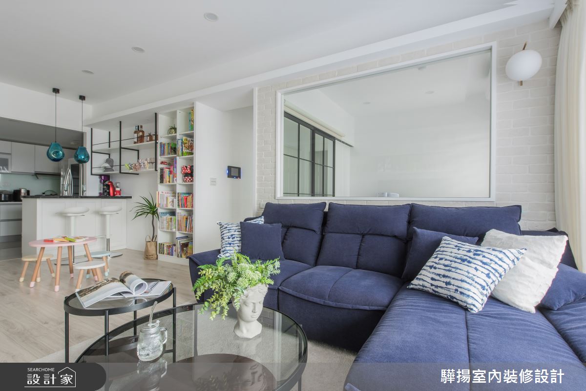 28坪新成屋(5年以下)＿現代風客廳案例圖片＿驊揚室內裝修設計有限公司＿驊揚_12太子雲之16