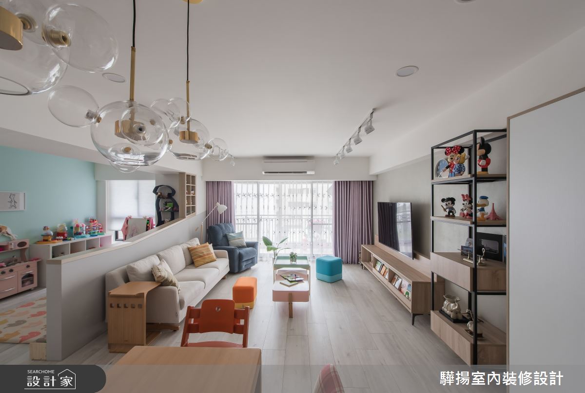 31坪新成屋(5年以下)＿北歐風客廳案例圖片＿驊揚室內裝修設計有限公司＿驊揚_13GIGA核心城之8