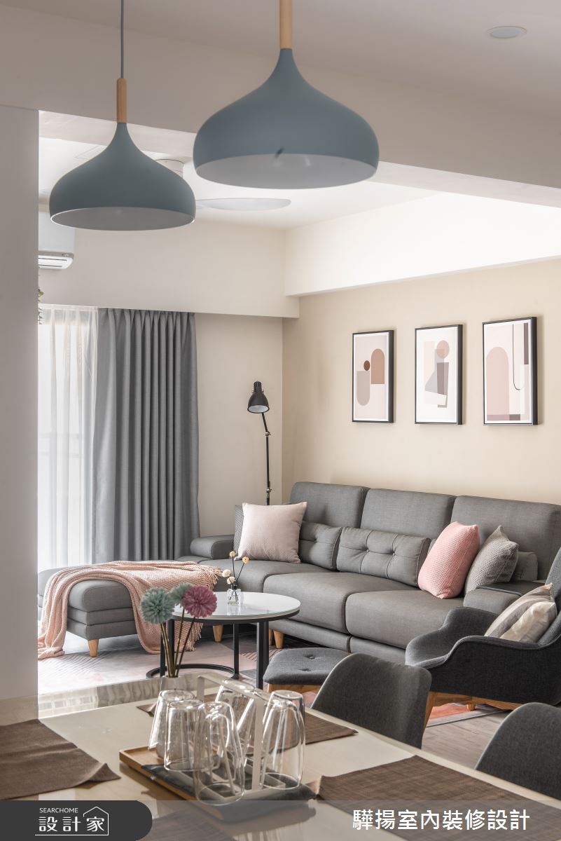 新成屋(5年以下)＿混搭風客廳案例圖片＿驊揚室內裝修設計有限公司＿驊揚_21之9