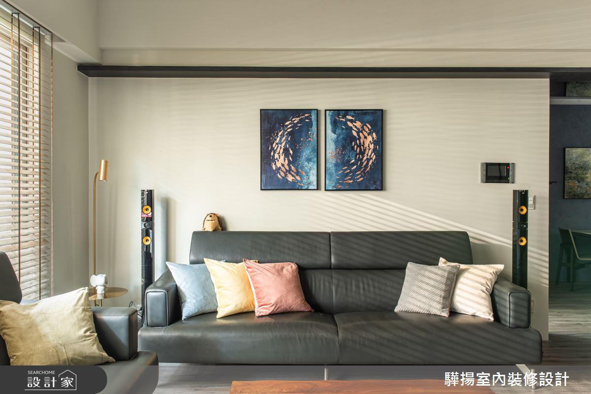 31坪新成屋(5年以下)＿現代風客廳案例圖片＿驊揚室內裝修設計有限公司＿驊揚_32之11