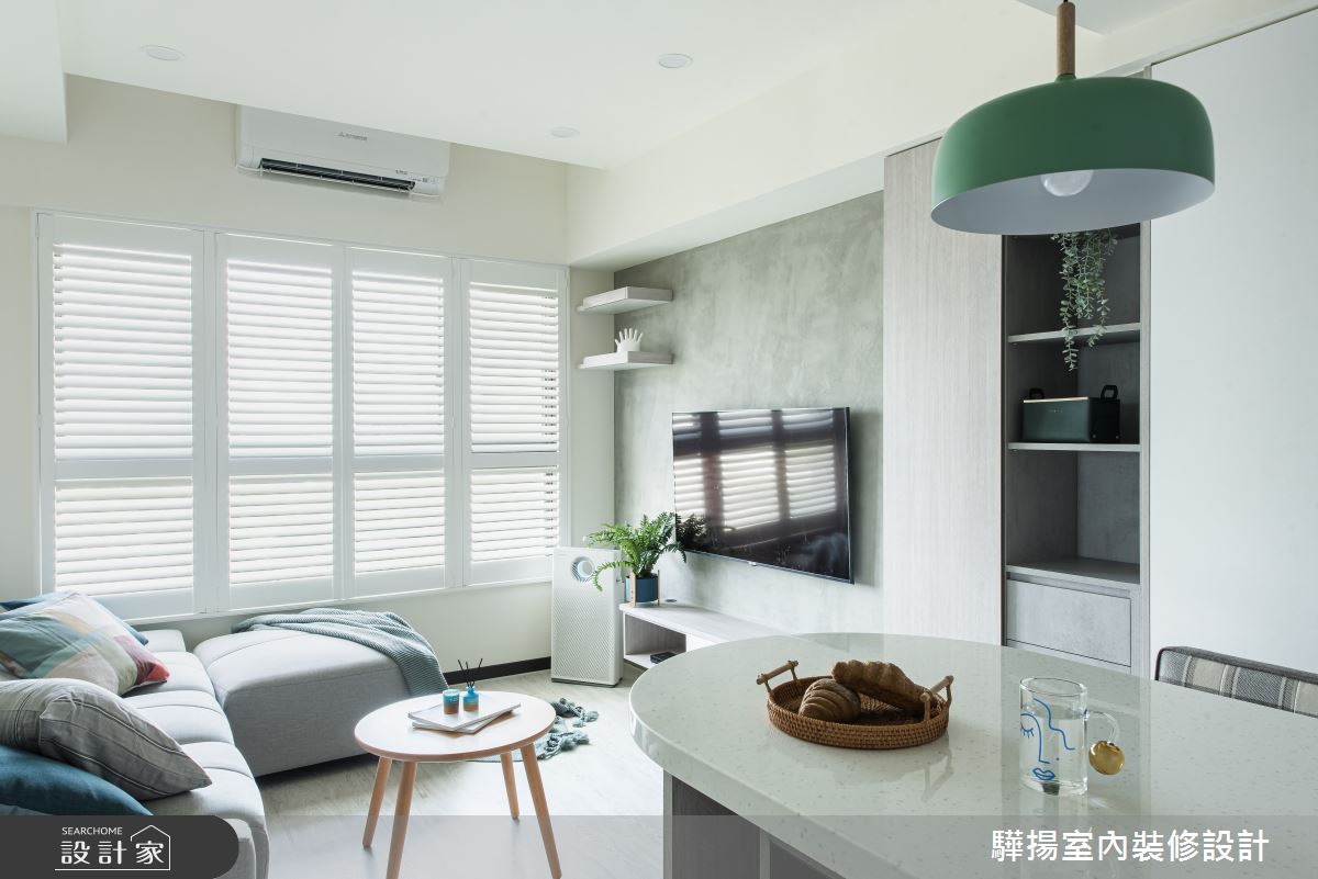 16坪新成屋(5年以下)＿北歐風客廳案例圖片＿驊揚室內裝修設計有限公司＿驊揚_36之5