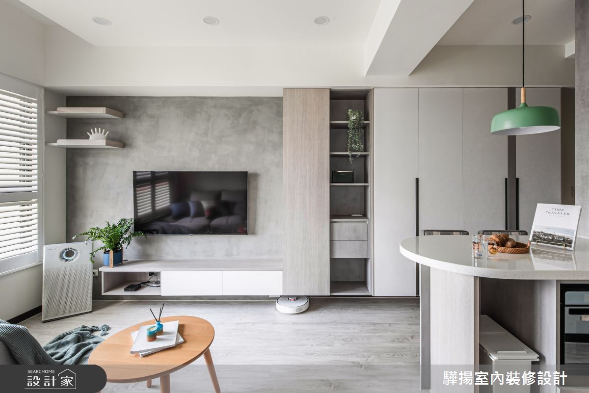 16坪新成屋(5年以下)＿北歐風客廳案例圖片＿驊揚室內裝修設計有限公司＿驊揚_36之6