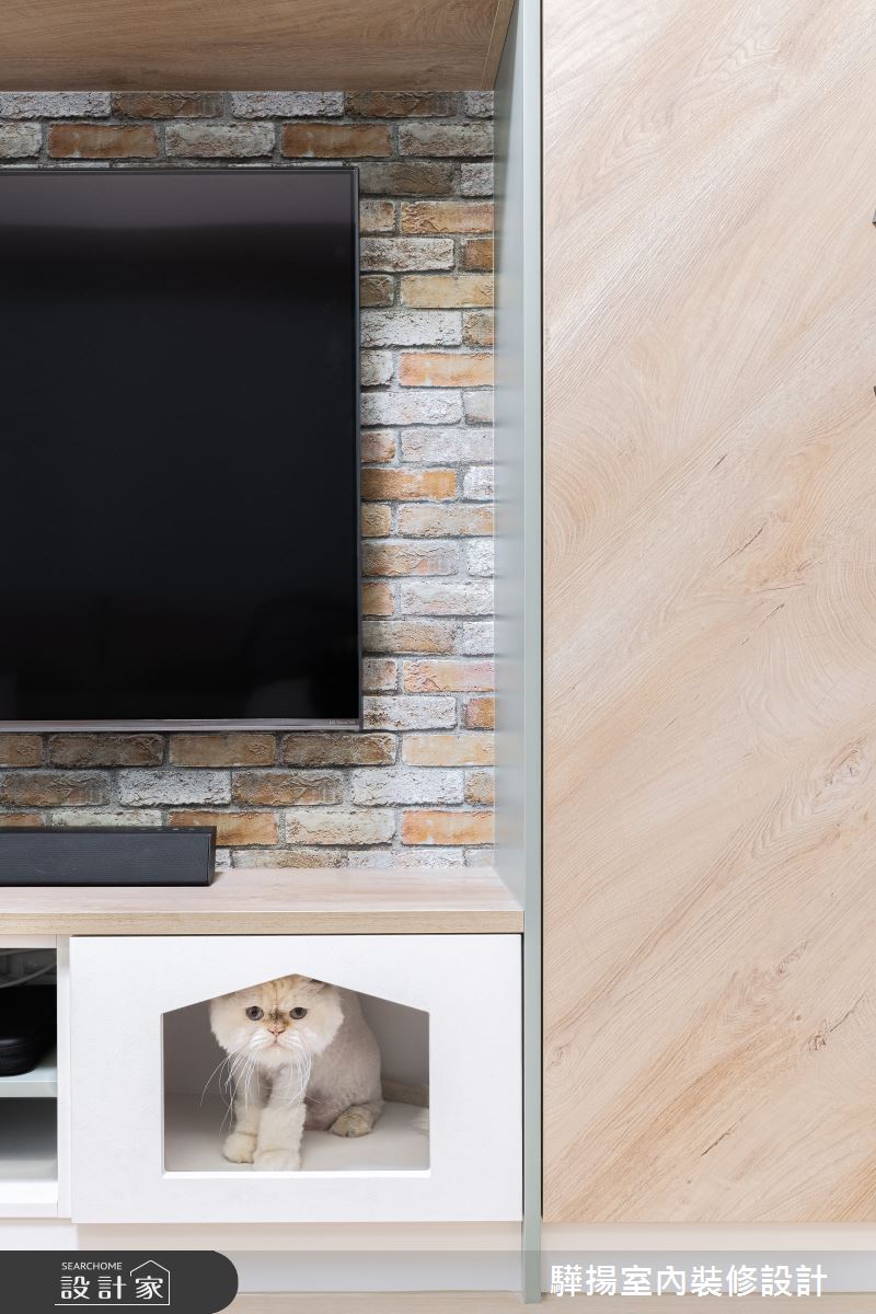 11坪新成屋(5年以下)＿現代風客廳寵物案例圖片＿驊揚室內裝修設計有限公司＿驊揚_40之13